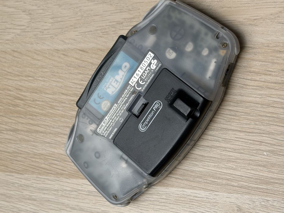Nintendo Game Boy Advance (Glacier Clear) + игра