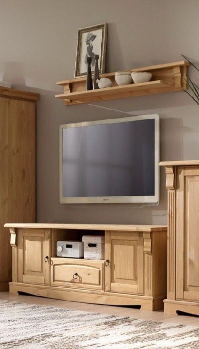 Comoda Tv si polita din lemn 140cm/46cmA/52cm inaltime