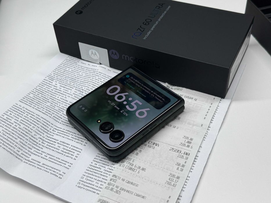 ! Като НоВо ! Motorola Razr 60 Ultra 512GB Гаранция