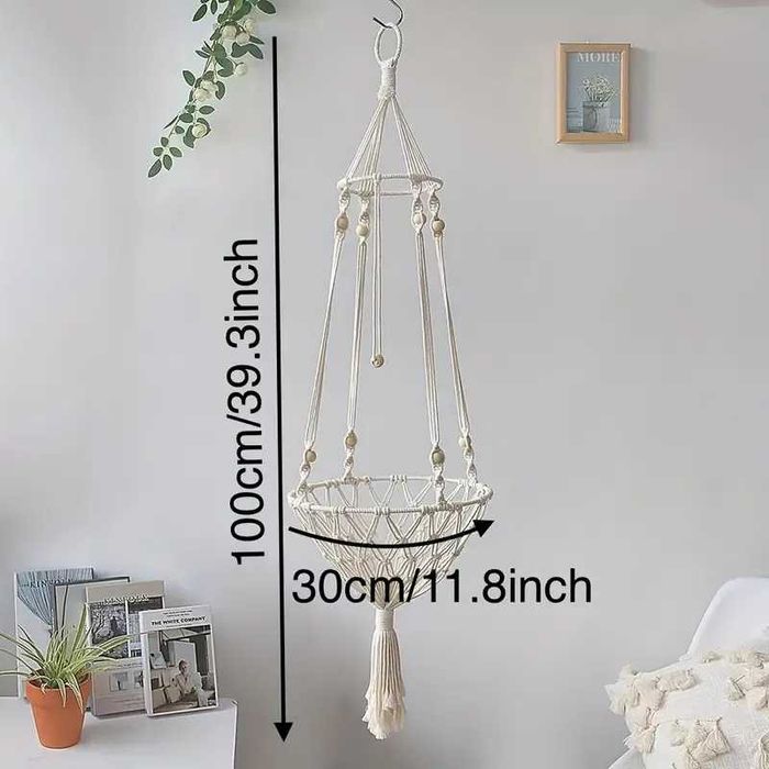 Бохемска висяща люлка, хамак, легло за котки, плетена за вашата котка