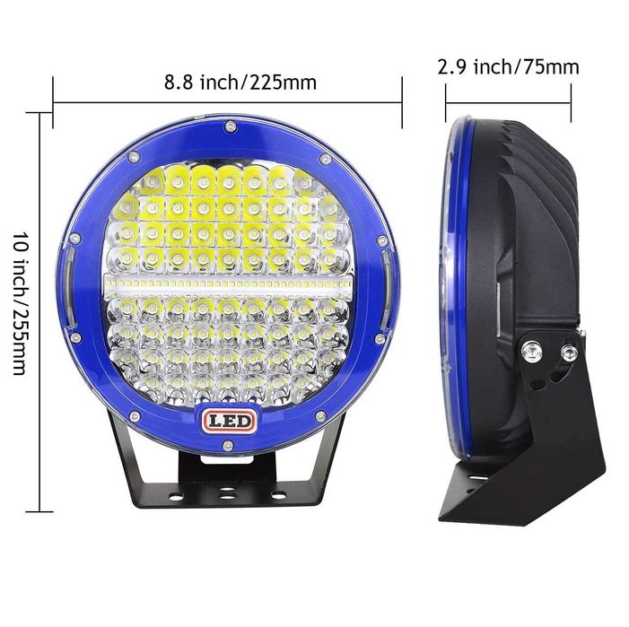 Proiector auto led 294w, rosu sau negru, TRANSPORT 0