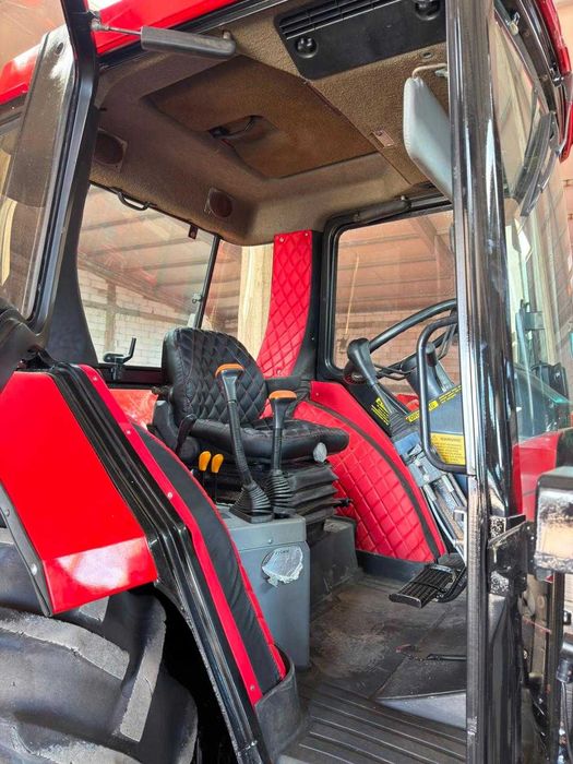 Tractor Case Plus 100 CP cu incarcator frontal profesional TRIMA X 36 NOU + Cupa XXL  Noua Claas New Holland John Deere Fendt Fiat 80 90 Fiat 70 90
