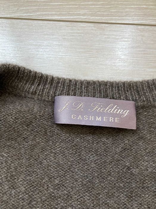 F.D. Fielding 100% Cashmere мъжки кашмирен пуловер кашмир размер XL