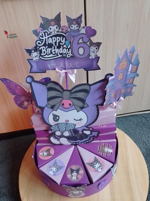 Картонена торта  ръчна изработката