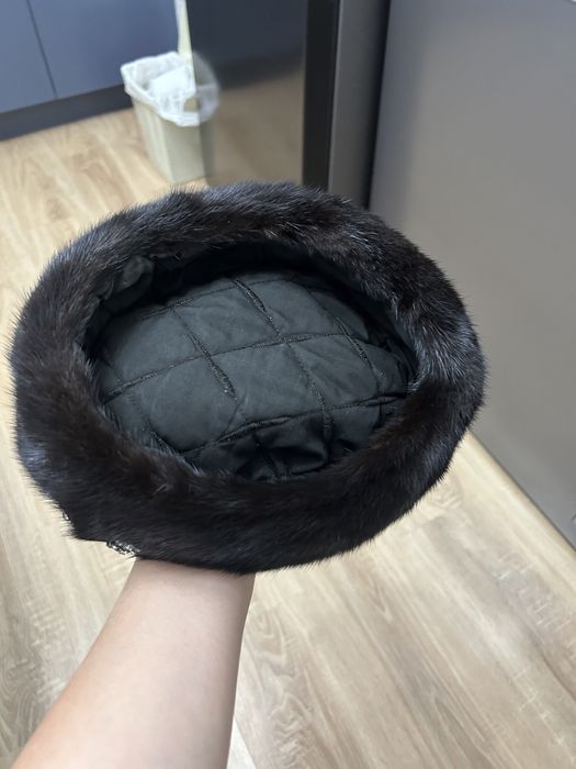 Норковая шапка женская