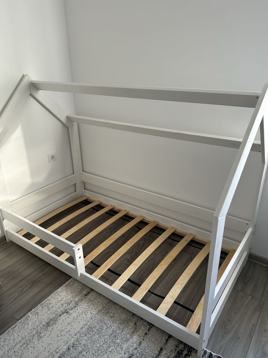 Pat montessori alb 160x80