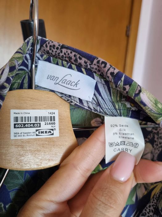 Копринена риза Van Laack,размер 40,(L)