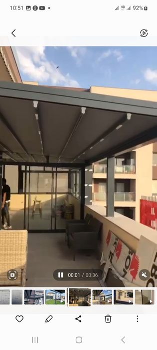 Pergole Terase Retractabile -Bioclimatice