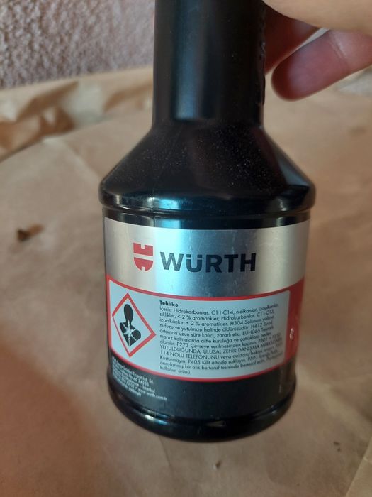 Добавка за гориво Wurth за почистване на DPF
