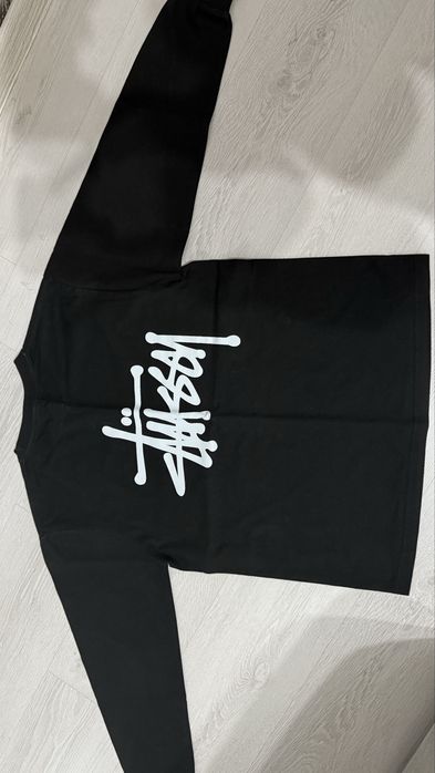 Лонгслив черный и белый