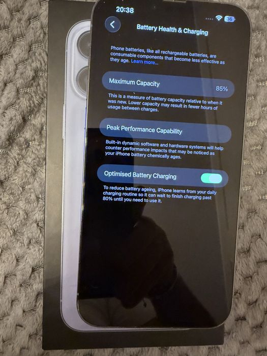 iPhone 13 pro max Sierra Blue 128 gb cutie impecabil