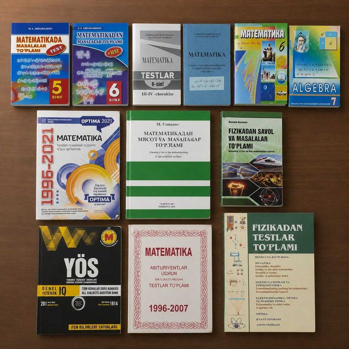 Matematika, fizika, iq kitoblari