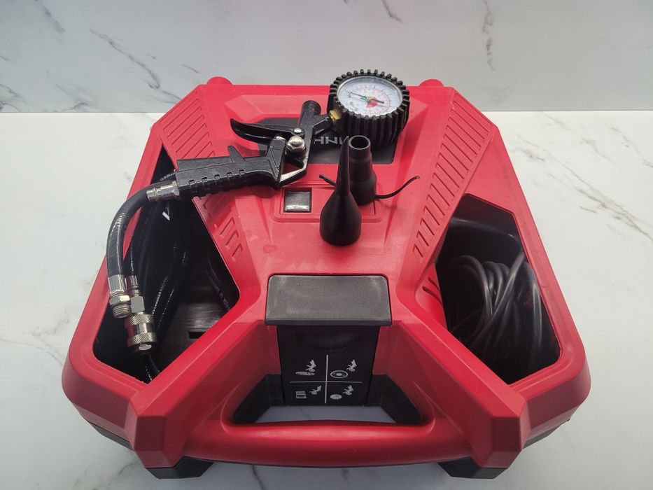 Compresor aer fără ulei Steinhaus Start, cu piston 1100W, 8bar, 180l/m