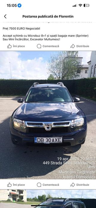 Auto Duster 2014, 1.5 diesel, FULL CASCO, Scaune + Bancheta incalzite