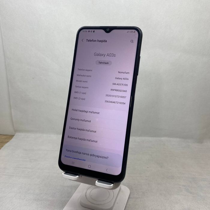 Samsung Galaxy A03s sotiladi