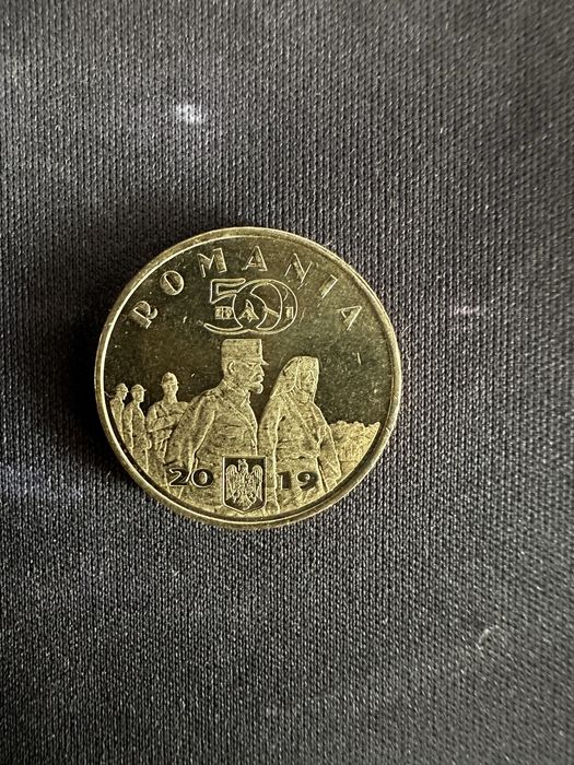 Vand moneda 50 bani Regina Maria 2019