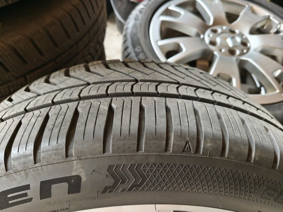 Roti jante originale Mercedes GLK cu anvelope Falken EuroALL Season AS220 PRO 235 50 17 DOT 2025