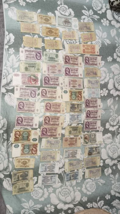 купюры коллекционные с Лениным 1961г