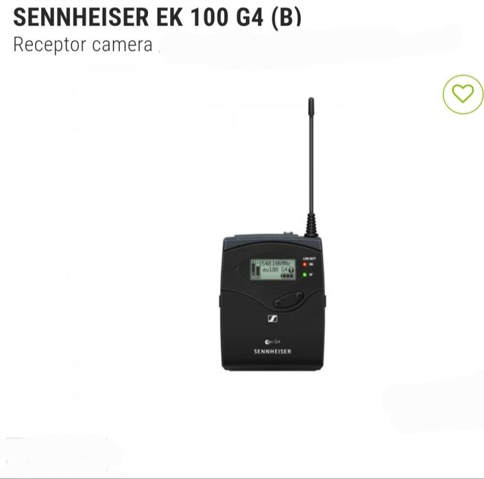 Set lavaliera și reciever sennheiser sk100 g4