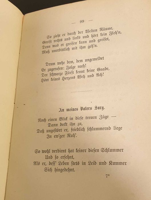 POEZII -Siegfred Moltke 1895 editie princeps cu autograf