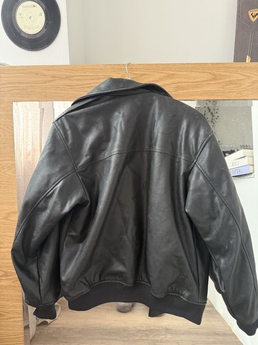 Овърсайз кожено яке