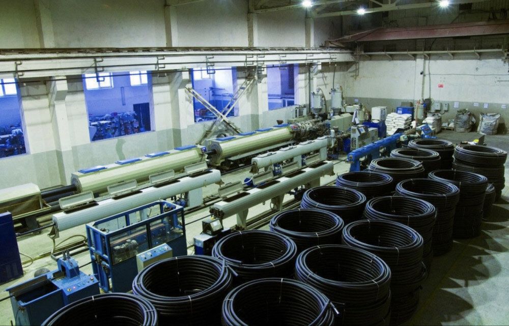 Труба пластиковые ПВХ гофра Завод ПВХ турба канализация. Водопровод