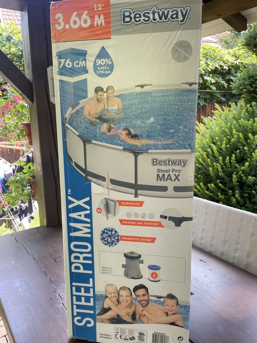 Piscina Bestway steel pro max 3,66 \76
