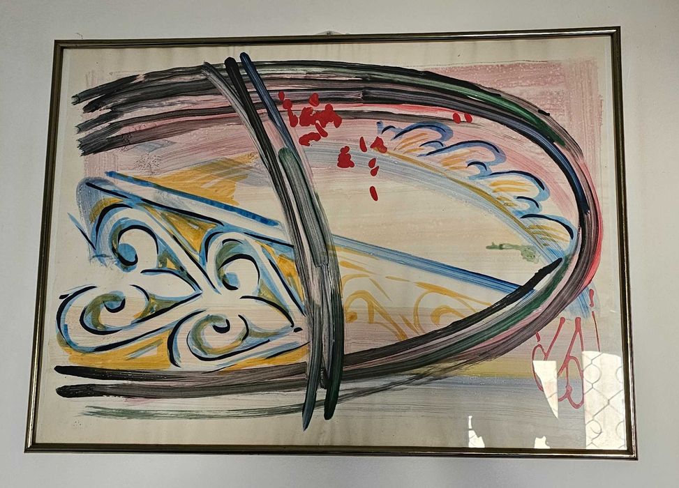 4 tablouri - pictura abstracta