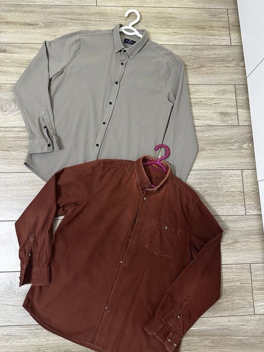 Рубашки 2 за 150 тыс, Вельвет. р - р XL