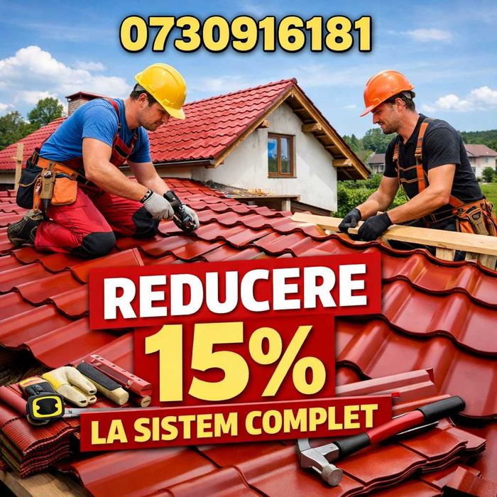 Montaj si reparatii acoperisuri, dulgherie mansardari sisteme pluviale