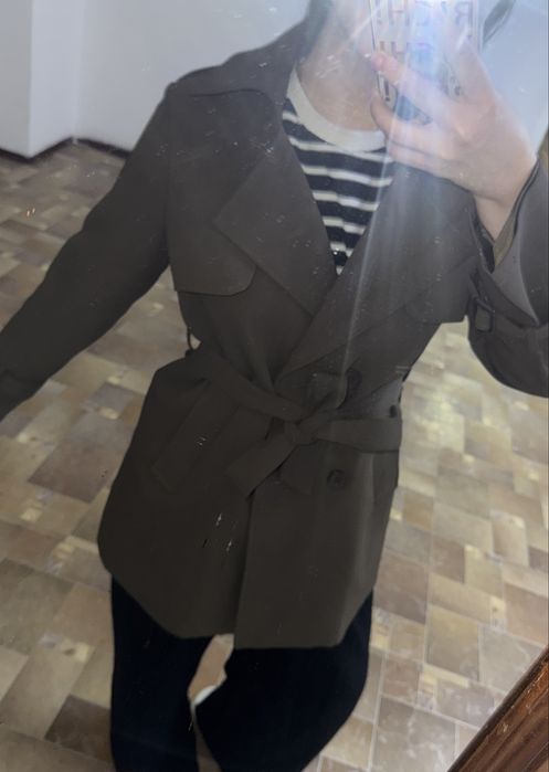 Новый укороченный тренч