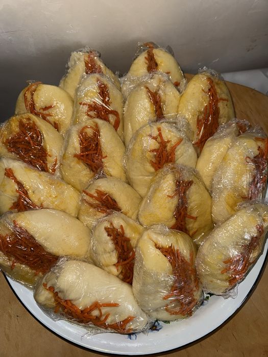 Пигоди с капустой и морковкой