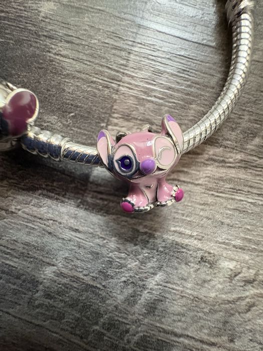 Bratara tip pandora Angel&Stitch disney noua