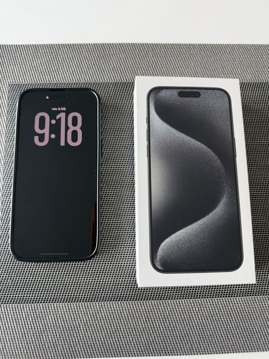 Iphone 15 pro max 256 с остатъчна гаранция 14 месеца