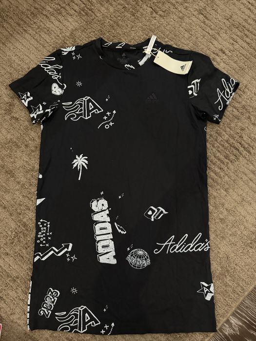 Платье-футболка Адидас