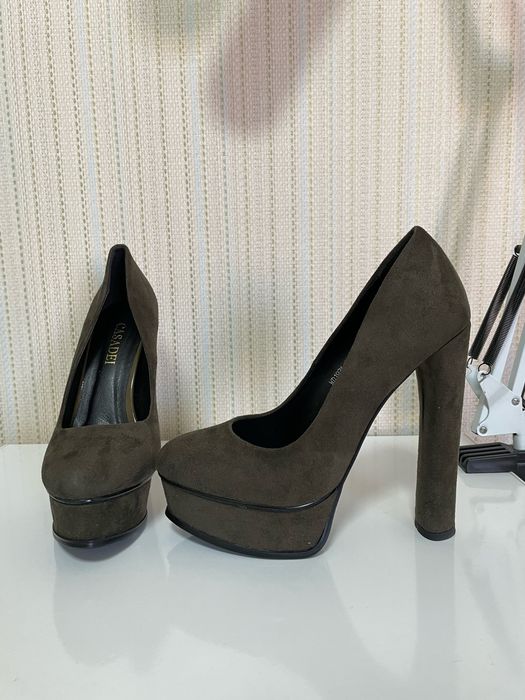 Туфли, натуральная замша