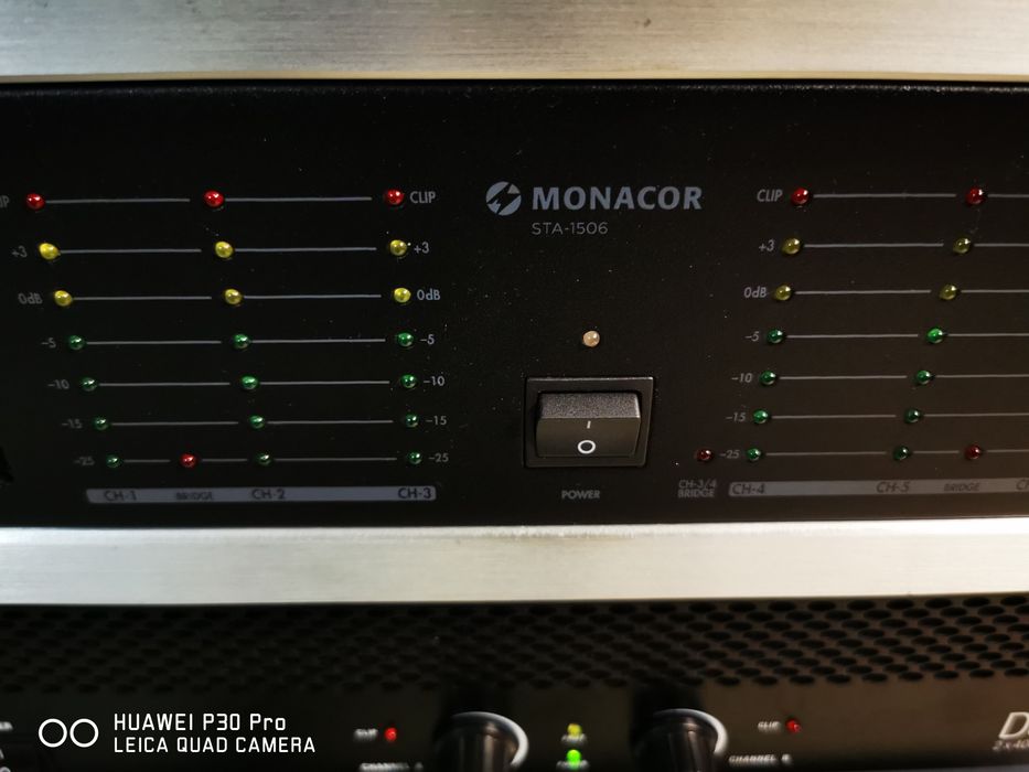 Amplificator de putere Monacor STA-1506, 6 canale
