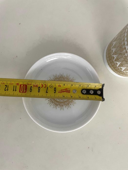 Rosenthal vaza si farfurioara Bjørn Wiinblad  aur 24k lux vintage