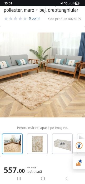 Covor pufos  Chip Pes