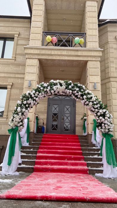 Оформление арка стойка баннер