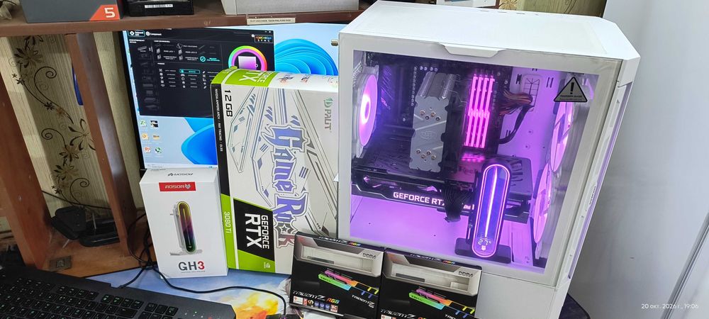 ПК Ryzen 9-5900Х RTX 3080 Ti GameRock 12G SSD Transcend  M.2 -512гб