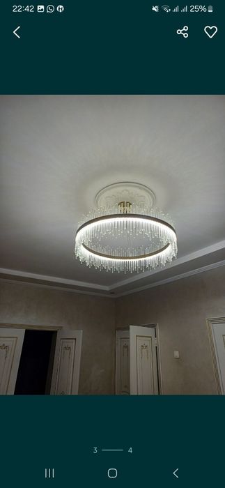 Екі люстра бағасы  35000