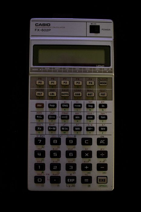 Calculator Științific CASIO FX-602P Fabricat în Japonia