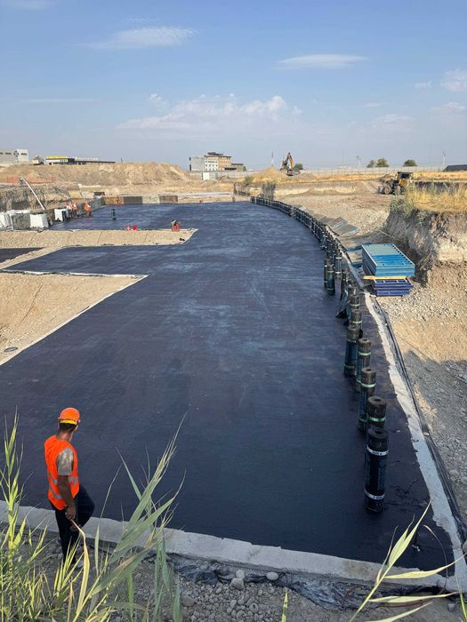 Гидроизоляция плоские кровли монтаж