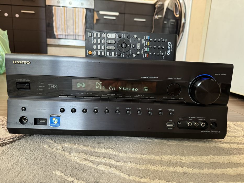 Onkyo TX-NR708 мощен и качествен ресивър