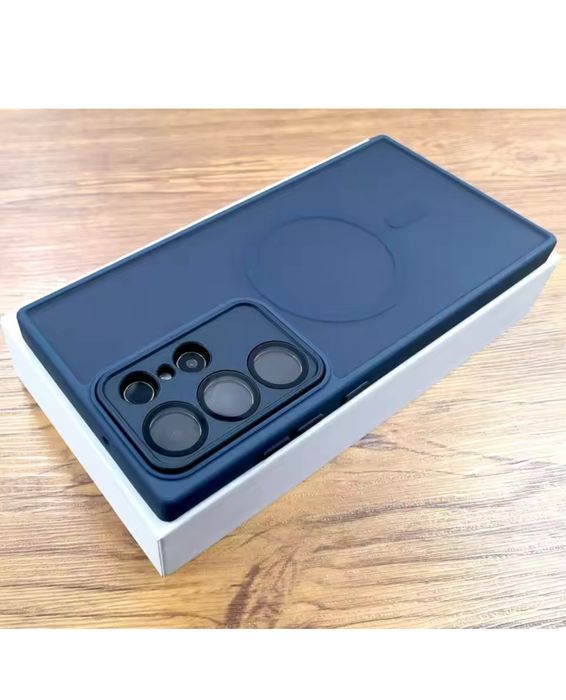 Husa Magsafe Mat Type Spate Anti Ampren Samsung S25/S24/S23/PLUS/ULTRA