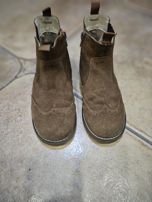 Ghete piele pentru copii mărimea 32