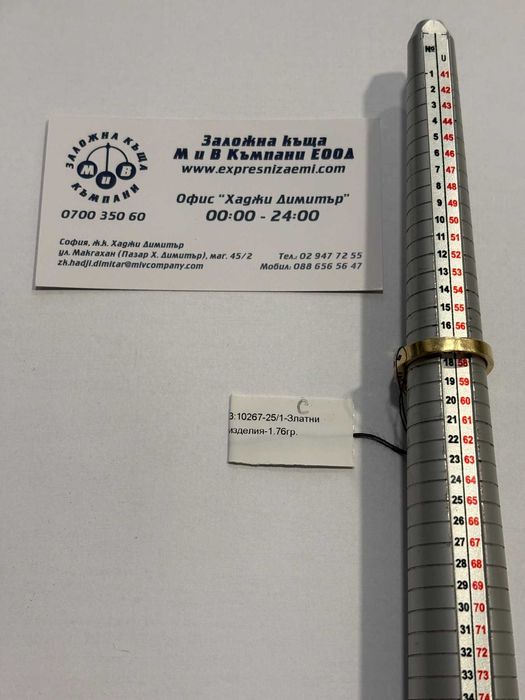 ***НЕВЕРОЯТЕН*** Златен пръстен 1.76гр. 14к