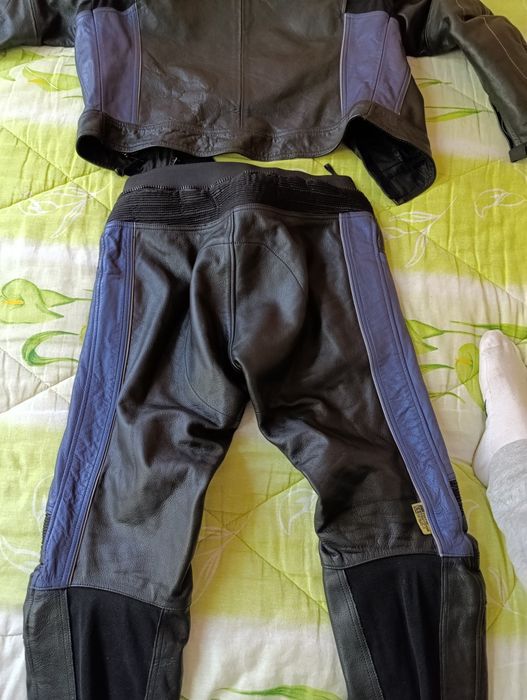 Мото екип поло кожен