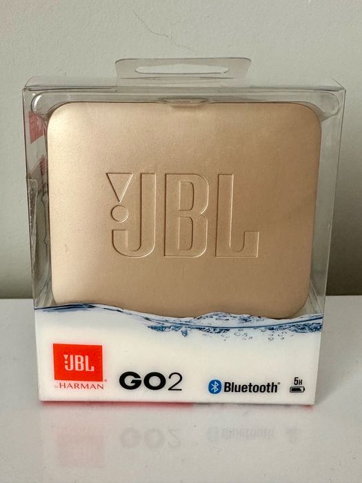 Преносима тонколона JBL Go2, IPX7, Шампанско